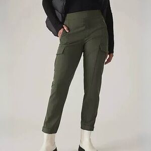 Athleta Endless High Rise Cargo Pants Aspen Olive Size 8